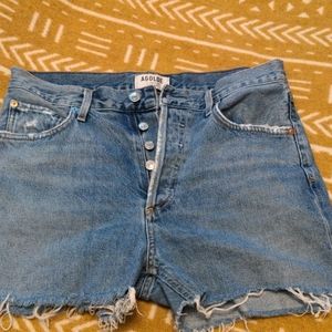 Agolde cut off shorts